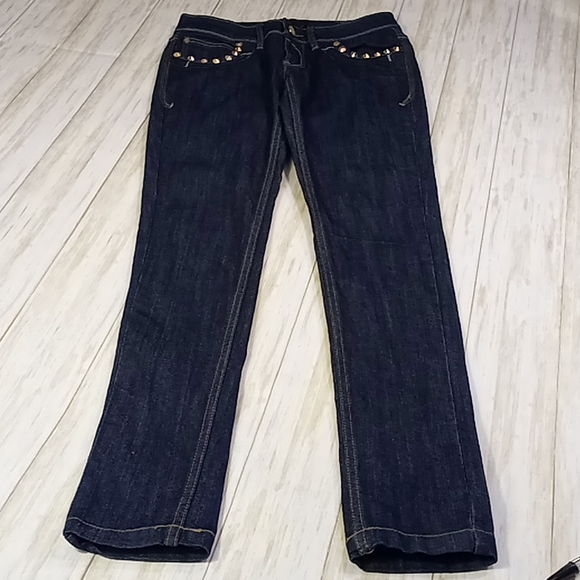 Rocawear Hannah Skinny Low Rise Blue Jeans Size 3 - Picture 10 of 16